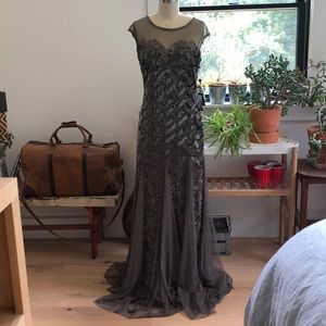 Brand New Adriana Papell Beaded Dress